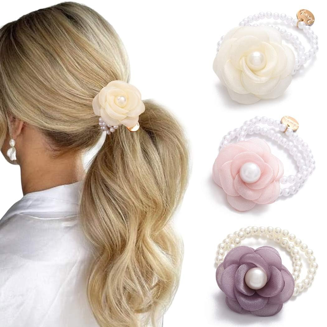 Pack of 16 Check Plaid Hair Scrunchies JIRIS Checks Ponytail  display picture 1