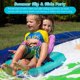 thumbnail image 3 of Tabla de surf inflable con asas, tabla de surf flotante ligera para natación, esterilla de ayuda para aprender a nadar, tema de seguridad en la playa, surf, natación, verano, juguete divertido para ni JFHHH pequeña, 3 of 5