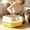 Yellow, variant on LiUMX Semi Enclosed Cat Litter Box With Shovel, Plastic Spray Proof Poop Basin, Low Entry Spill Guard, Spacious Easy-Clean Kitty Toilet, Yellow Pink Green