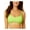 Lime, variant on Womens Juniors Ribbed Boning Bikini Swim top