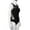 Black, variant on EQWLJWE Women High Neck One Piece Swimsuits for Women Mesh Bathing Suits Open Back Swimwear