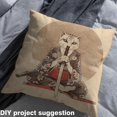 thumbnail image 2 of Castle Fairy Animal Cat Fabric by the Yard 1 Yard for Teenagers,Japanese Samurai Home Decor Fabric by the Yard,Traditional Art Room Decor Fabric by the Yard,Ultra Soft Home Decor, 2 of 6