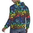 thumbnail image 3 of Hoodies for Men - Magical Mushrooms and Flowers Long Sleeve Comfrt Men'S Fashion Hoodies & Sweatshirts, Sweatshirts for Men Hoodies Pullover Clothing Clothes with Pouch, 3 of 7