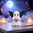 thumbnail image 6 of Halloween White Ghost Figurine,Cute Halloween Decorations Statue for Home Desk Living Room Bedroom Office and Holiday Party Desktop Ornament, 6 of 6