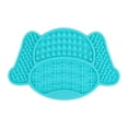 thumbnail image 1 of Suministros de silicona para mascotas Almohadilla para lamer-Cabeza de perro Azul claro Adepaton CPB-US-CJZ607-4, 1 of 5