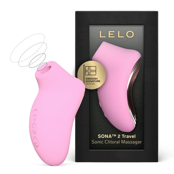 LELO SONA 2 Travel Discreet Vibrator For Women With 12 Settings, Pink