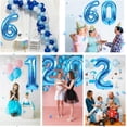thumbnail image 4 of Balloon LVMOQIQIU, lámina azul, número 10, 40 pulgadas, 2 unidades, 4 of 7