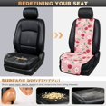 thumbnail image 5 of Uorisanigo Cherry Floral Car Seat Cushion Quilted Front Automotive Seat Cover 2‑Pack Breathable Non‑Slip Car Seat Protector Car Accessories Auto Seat Pads for Leather and Fabric Vehicle Seats, 5 of 7