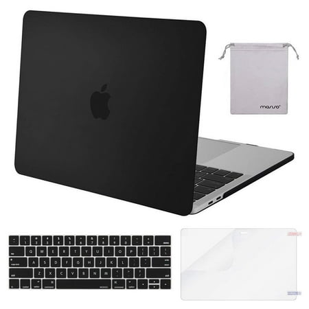 Mosiso MacBook Pro 13 Case 2019 2018 2017 2016 Release A2159/A1989/A1706/A1708, Plastic Hard Shell with Keyboard Cover with Screen Protector with Storage Bag Compatible Newest Mac Pro 13 Inch,