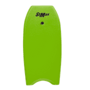 Bodyboard with Wrist Leash surf Boards for Kids EPS Core 34" 38" 41" Body Board Boogie Boards for Beach Toys Cruiser Board Pool Noodles Body Surf Boys and Girls Surfboard (Green, 38 Inch)