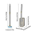 thumbnail image 3 of Disposable Toilet Cleaning System with Brush and Replacement Heads for Effortless Bathroom Hygiene Cleaning Supplies Set, 3 of 9