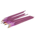 thumbnail image 2 of Miangastore Ensemble de 12 Brosses à Cheveux Rondes en Nylon (Violet), 2 of 7