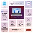 thumbnail image 2 of Laptop Lenovo Ideapad 1 14IJL7 14.0" HD N4500 4GB RAM 128GB eMMC; gris, 2 of 4