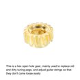 thumbnail image 4 of Unique Bargains Classical Guitar String Tuning Pin Gear 3.6mm Flat Hole Gold Tone for Guitar Tuning 6 Pack, 4 of 5