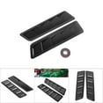 thumbnail image 1 of Hood Car Hood Air Intake Louver Panel Engine ABS Cooling Vent Cover Trim Accessory, 1 of 7