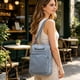 thumbnail image 1 of Tablet Bag Nylon Bag Women's Commute Shoulder Bag Large Capacity Handheld Bag Student Class Crossbody Bag, 1 of 7