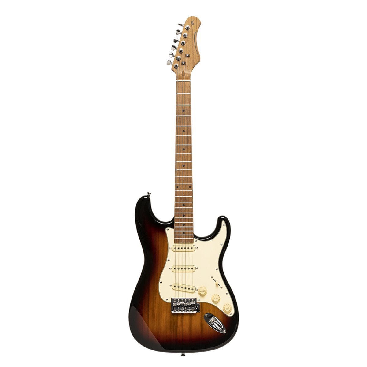 Stagg Vintage Series 55 Solid Body Full Size Electric Guitar Sunburst SES-55 SNB