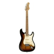 Stagg Vintage Series 55 Solid Body Full Size Electric Guitar Sunburst SES-55 SNB