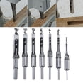 thumbnail image 6 of Durable Hole Drill Bit HSS Mortising Chisels Set Square Hole Drill Bit for Drill 7Pcs B, 6 of 8