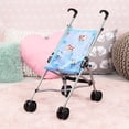 thumbnail image 5 of Buggy Doll Umbrella Stroller, Blue & Cows, 5 of 6