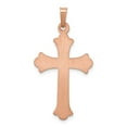 thumbnail image 6 of Auriga Fine Jewelry 14K Rose Gold White Rhodium Plated Cross Pendant for Women (L-35mm), 6 of 6