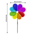 thumbnail image 3 of nTRIUQJ Rainbow Windmill Outdoor Garden Interactive Educational Toy for Skill Development and Sensory Play Multicolour1,Multicolour2, 3 of 7