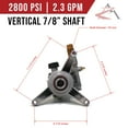 thumbnail image 4 of Himore Replacement for 2800 psi Power Pressure Washer Water Pump Excell & Devilbiss PWH2500, DTH2450, 4 of 4