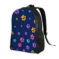 thumbnail image 2 of ZNDUO Travel Backpack, Cartoon Dog Paw Pattern Backpack for School, 16 inch Lightweight Bookbag, 2 of 8