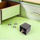 thumbnail image 4 of IDEANATEGRATE 6Ud Patas Extensoras De Altura Para Muebles Con Base De Plástico Negro Y Rosca M8 Duradera, 4 of 8