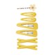 thumbnail image 3 of 7x pinzas para el cabello para niñas, tocados de resina, joyería para el cabello a la moda, pasadores de regalo Amarillo Yuyangstore Pinzas de cabello, 3 of 8