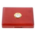 thumbnail image 1 of Alto Sax Case, Wood 5 Reeds Holding Storing Box Case Alto Saxophone Alto Saxophone Case with Hygrometer Saxophone Clarinet Case Solid, 1 of 7