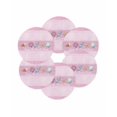thumbnail image 7 of 13 Inch Round Placemats Set of 6, Pink Summer Coastal Non Slip Heat Insulation PP Table Mats, Modern Ocean Waves Starfish Shell Washable Place Mats for Kitchen Dining Party Table Decor, 7 of 7