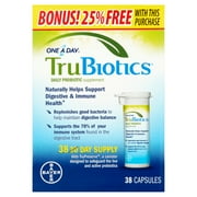 Bayer TruBiotics One A Day Daily Probiotic Supplement, 38 count