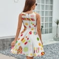 thumbnail image 6 of Lollipop Food Candy Sundress Sleeveless Dress Summer Women Clothes Dress for Women Dresses, 6 of 7