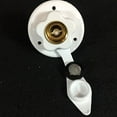 thumbnail image 2 of NEW RV CAMPER MOTORHOME TRAILER MARINE WHITE CITY WATER FILL INLET FLANGE BRASS WITH CHECK VALVE, 2 of 4