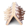thumbnail image 3 of Tablero de Ajedrez Juego de ajedrez de madera plegable Juego de tablero de ajedrez magnético con alm CACAGOO Tablero de Ajedrez, 3 of 7