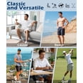 thumbnail image 5 of Lavenicole Men's Casual Athletic Shorts, Lightweight Workout Hiking Shorts 9" with 4 Pockets Black 32W, 5 of 7