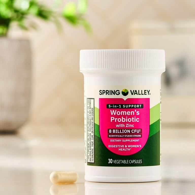 Spring Valley Women's Probiotic with Zinc, 30 Capsules photo 4