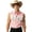 Light Pink, variant on Men's and Women's Western Cowboy Shirt Fringe Shirt Sleeveless Button Down 70s Hippie Top Cowboys Adult Bodysuit Male Button Dress Button down Shirt Dress Shirts for Men Large Shirts for Men
