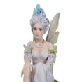 thumbnail image 5 of Sitting Elf Pixie Air Wind Elemental Fairy in Ethereal Rainbow Dress Figurine, 5 of 8