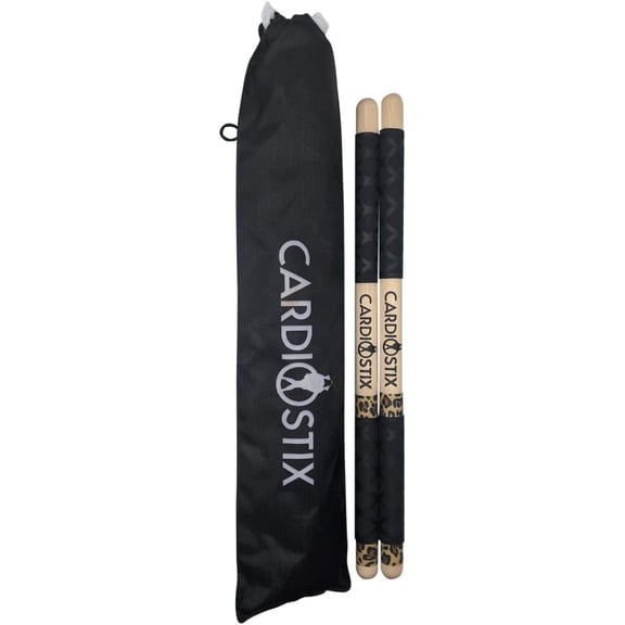 CardioStix Leopard Set - 8.5ozBundle Highest-Weighted Double Grip (1 PAIR)
