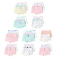 thumbnail image 6 of GYRATEDREAM Toddler Girls Underwear,100% Cotton Brief Breathable Toddler Panties,Soft Underwear Little Girls Boyshort Pants Toddler Undies Pack of 2, 6 of 7