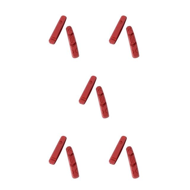 Sonducket 1 par de pastillas de freno resistentes al desgaste, pieza de bicicleta de montaje para reemplazar rojo Rojo 5piezas Sonducket CBP226787