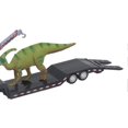 thumbnail image 3 of 1:50 Dinosaur Transport Trailer High Simulation Alloy Dinosaur Truck Carrier Toy for Children Boys Parasaurolophus, 3 of 4