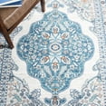 thumbnail image 6 of SAFAVIEH Liberty Pemala Oriental Polyester Area Rug, Dark Blue/Ivory, 6'7" x 6'7" Square, 6 of 8
