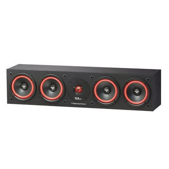Cerwin-Vega SL-45C Engineered for Vocal Clarity Continuous Bundle with Removable Grille, Black