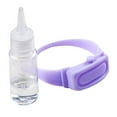 thumbnail image 4 of Toystoory Desinfectante de manos Desinfectante Sub-embalaje de silicona Muñequera Dispensador de manos Este dispensador de desinfectante de Suministros de limpieza para el hogar violeta, 4 of 6