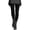 Black, variant on ManxiVoo Women Fleece Lined Full Length Leggings with Micro Elastic for Soft Fashionable Daily Wear in Fall and Winter L Size Black