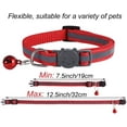 thumbnail image 6 of 6 Pcs Reflective Cat Collar with Bell, Breakaway Cat Collars with Name Tag, 6 of 7
