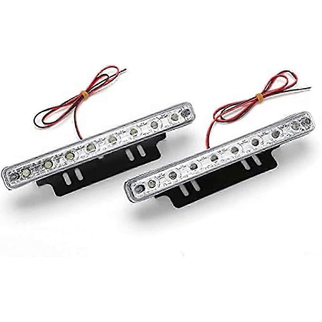 LED Daytime Running Light Car 8 LED 12 V Daytime Running Lights Universal